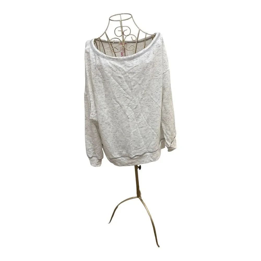 Maronie Oversized Sweatshirt Size Medium Gray NWT new with tags